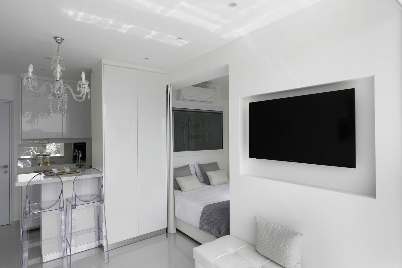The White Pearl Suite - Beach Front City Centre With Sea View. Limassol Luaran gambar